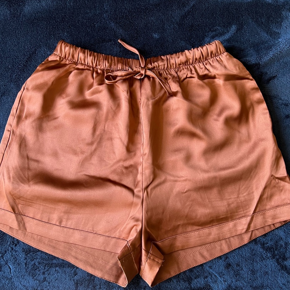 Satin shorts